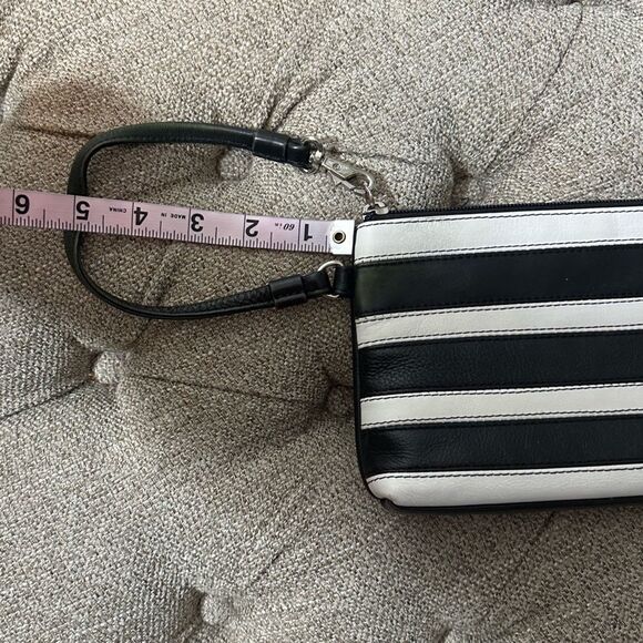 Striped Leather Wristlet - Picture 10 of 10